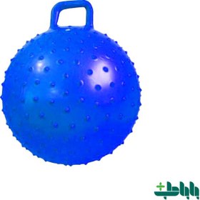 تصویر توپ دسته‌دار ایروبیک کودک سایز ۵۵ کیهان 