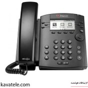 تصویر تلفن پلیکام Polycom VVX 301 IP Phone(درحد نو) 