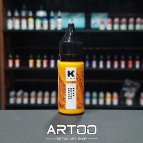 تصویر رنگ تتو GOLDEN YELLOW SPIKE 