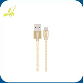 تصویر کابل تبدیل USB به Lightening بودی Budi با طول 1 متر 