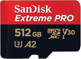 تصویر کارت حافظه microSD سن دیسک 512 گیگ مدل Extreme PRO 