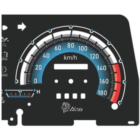 تصویر صفحه کیلومتر لیون کد 02 مناسب برای پراید 