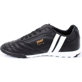 تصویر کفش‌ فوتبال چمن مصنوعی مردانه مشکی مدل 13258 برند jump 13258 Black Men's Astroturf Football Shoes