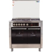 تصویر اجاق گاز دو فر تاکنوگاز مدل پلاتینیوم تمام استیل(هزینه ارسال پس کرایه با خریدار محترم هست) 