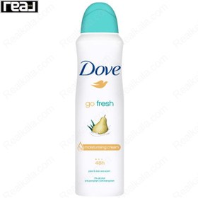 تصویر اسپری بدن داو مدل گلابی و آلوئه ورا Go Fresh حجم 150 میل Dove