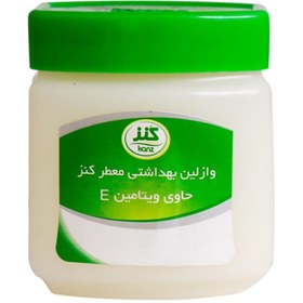 تصویر وازلین معطر حاوی ویتامین E حجم 125 میلی لیتر کنز Kanz Vaseline With Vitamin E 125 ml