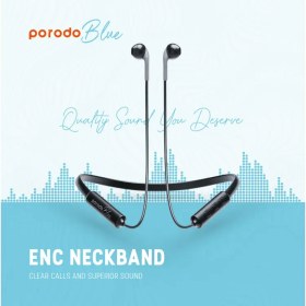 تصویر هندزفری دور گردنی بی سیم پرودو Porodo ENC Neckband 