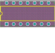 تصویر فوت پرینت LM324 برای نرم افزار آلتیوم دیزاینر 