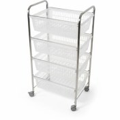 تصویر ترولی مدل لیماندا ۴ طبقه چرخ دار 