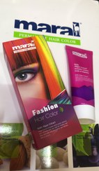 تصویر رنگ مو فانتزی ژله ای مارال - آبی maral hair color