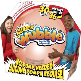 تصویر توپ حبابی سوپر وببل - قرمز ۳۰ اینچی برند wubble bubble Super Wubble Bubble Ball - Red 30 Inch