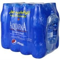 تصویر آب معدنی کوچک آکوافینا باکس 12 عددی small mineral water aquafina