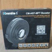 تصویر تبدیل لنزهای کانن EF به دوربین های M4/3 MFT 0.71X Booster برند Commlite 