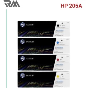 تصویر ست کارتریج تونر لیزری رنگی اچ‌پی مدل HP 205A 