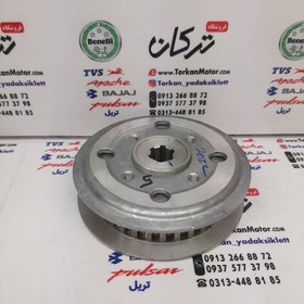 تصویر چهار شاخ کلاچ ( دیسک ) زیر و رو موتور باکسر 150 اصلی 