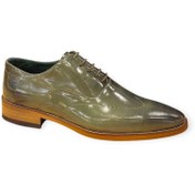 تصویر کفش چرم طبیعی ورنی رسمی اکو - 4 Ako