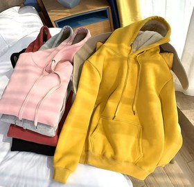 تصویر هودی ساده تو خز 