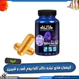 تصویر کپسول باکتری آکواریوم نیترو باکتر آلیتا Alita Nitro bacter