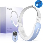 تصویر ماساژور صورت ANLAN با تکنولوژی EMS و نور درمانی 