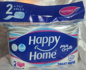 تصویر دستمال کاغدی Happy Home دوقلو توالت Happy Home