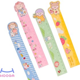 تصویر خط کش مگنتی طرح دختر 