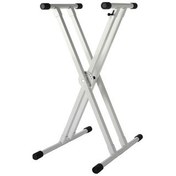 تصویر سایر لوازم جانبی دی جی Double Cross Keyboard Stand Silver 