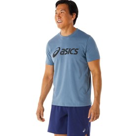 تصویر تی شرت تنیس مردانه اسیکس Asics Big Logo Tee- آبی 