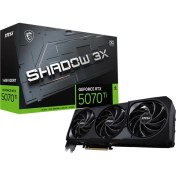 تصویر کارت گرافیک ام اس آی GeForce RTX 5070 Ti ظرفیت ۱۶ گیگابایت SHADOW 3X OC 