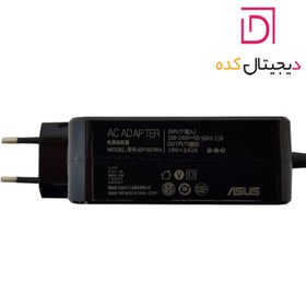 تصویر شارژر لپ تاپ ایسوس ۱۹ ولت ۳.۴۲ آمپر مدل زنبوکی 