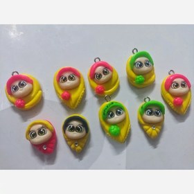 تصویر پیکسل طرح دختر محجبه 