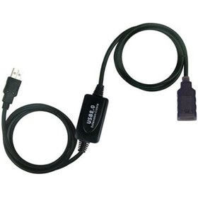 تصویر کابل 2.0 USB افزایش طول مدار دار 15 متر (اکتیو) 