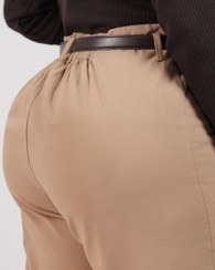 تصویر شلوار. زنانه واید کتان سایزبزرگ 