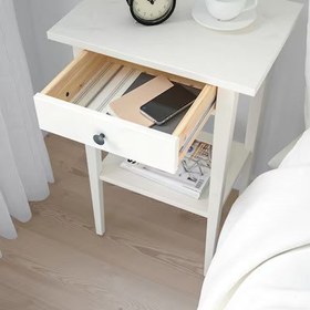 تصویر میز پاتختی ایکیا مدل HEMNES 