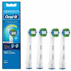 تصویر سری مسواک برقی اورال بی 4 عددی oral-b precion clean 