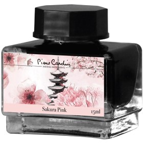 تصویر جوهر خودنویس رنگ Sakura Pink پیرکاردین Pierrecardin Sakura Pink 50 ml Ink Bottle