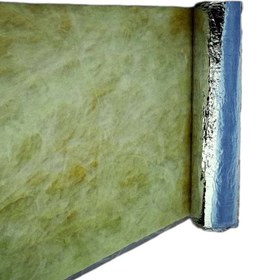تصویر پشم شیشه عایق فویلدار متری ایزوران D14 ا Glass wool insulation Glass wool insulation