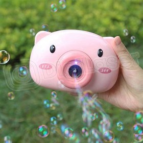 تصویر حباب ساز دوربینی طرح خوک 