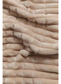 تصویر ست پتو دوتکه مدرن لاین رنگ موکا برند merinos Modern Line 3 Piece Double Blanket Set Mocha