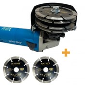 تصویر تبدیل مینی فرز به شیارزن همراه با محافظ 