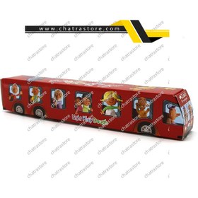 تصویر خمیر بازی کنکو مدل اتوبوس ۶ رنگ 