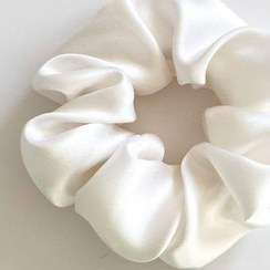 تصویر کش مو ساتن رنگ سفید بسته ۱۰۰ عددی 