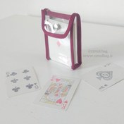 تصویر جای پاسور دو قسمتی قرمز و زرشکی و صورتی و فسفری و سفید و آبی کاربنی و طوسی و صورتی پررنگ و آبی سیر 