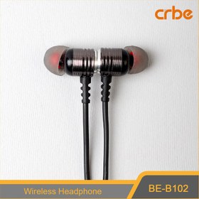 تصویر هندزفری بلوتوثی کربی مدل Crbe BE-B102 bluetooth headphone