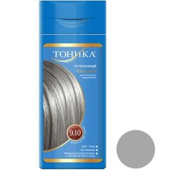 تصویر شامپو رنگساژ تونیکا شماره 9.10 رنگ دودی نقره ای حجم 150 میلی لیتر Tonika coloring shampoo No. 9.10 silver smoky color 150ml