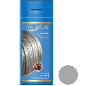 تصویر شامپو رنگساژ تونیکا شماره 9.10 رنگ دودی نقره ای حجم 150 میلی لیتر Tonika coloring shampoo No. 9.10 silver smoky color 150ml