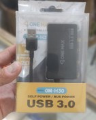 تصویر هاب USB 3.0 چهارپورت ONE MAX وان مکس مدل OM-H30 