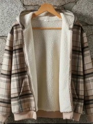 تصویر سویشرت زنانه داخل خز وارداتی ترک فری سایز تا 44 