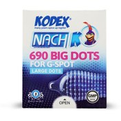 تصویر کاندوم خاردار کدکس مدل بیگ داتس 3 عددی Kodex BIG DOTS Condom 12PSC