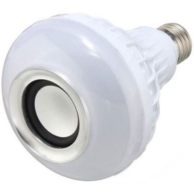 تصویر لامپ هوشمند اسپیکردار بلوتوثی RGB بدون خرابی