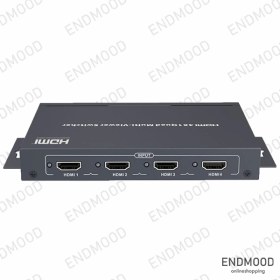 تصویر سوئیچ مولتی ویو 4 به 1 پورت HDMI برند لنکنگ مدل Lenkeng LKV401MS 